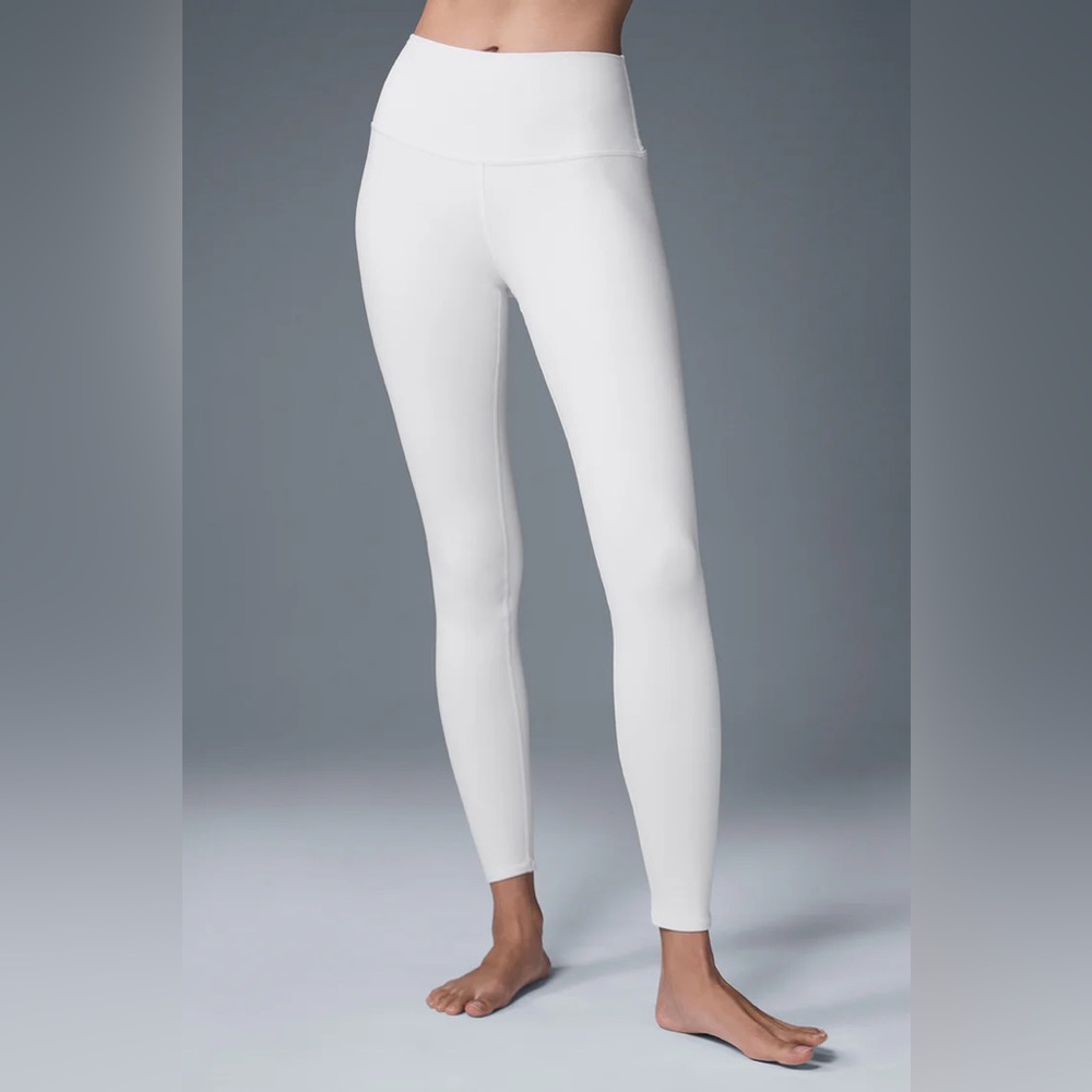 Alo High-Waist Airbrush Legging White Size Small Full Length NWT